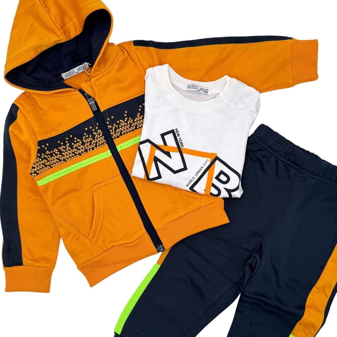 Survêtement sweat 3 pièces nouveau-né