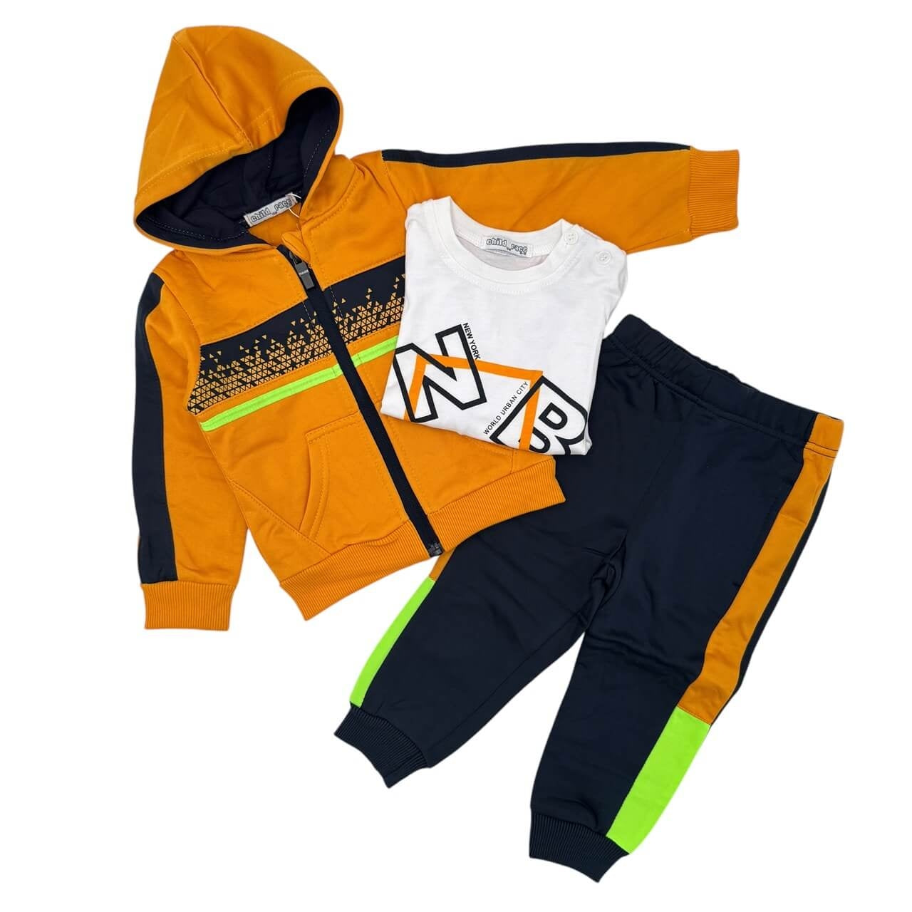 Survêtement sweat 3 pièces nouveau-né