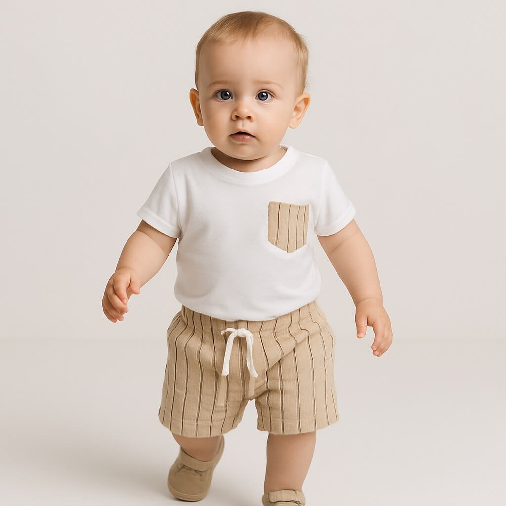 Ensemble en coton pour nouveau-né
