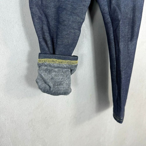 Leggins Jeans Bimba Felpato Imbottito