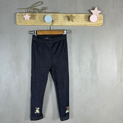 Leggins Jeans Bimba Felpato Imbottito