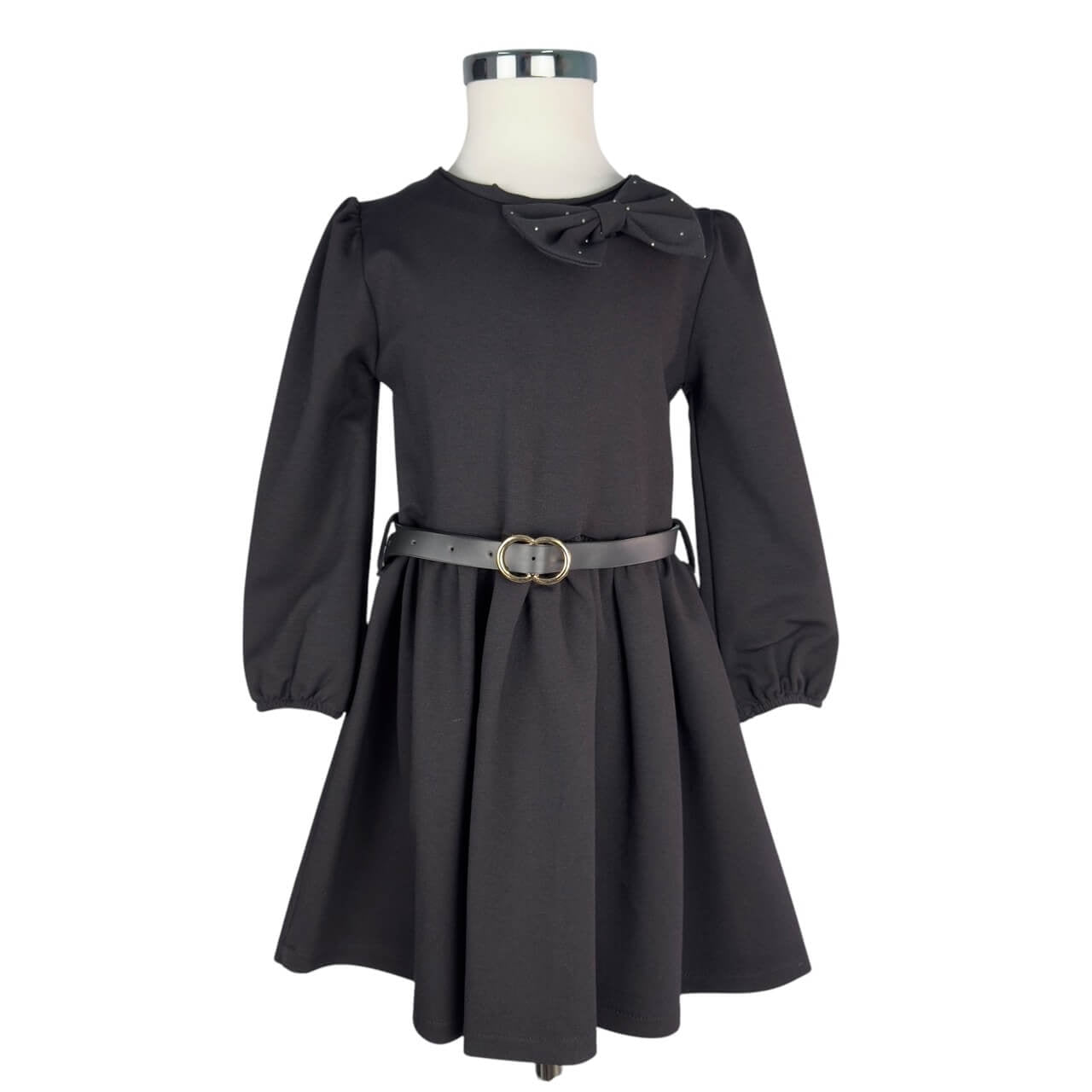 Robe bébé fille avec ceinture