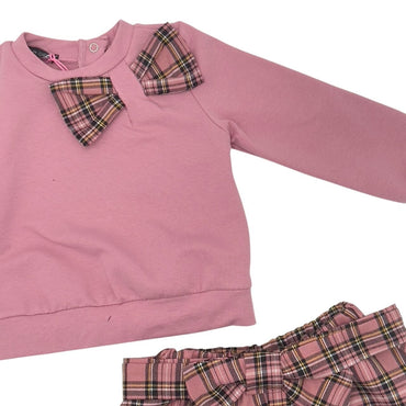 Tenue bébé fille chaude en coton