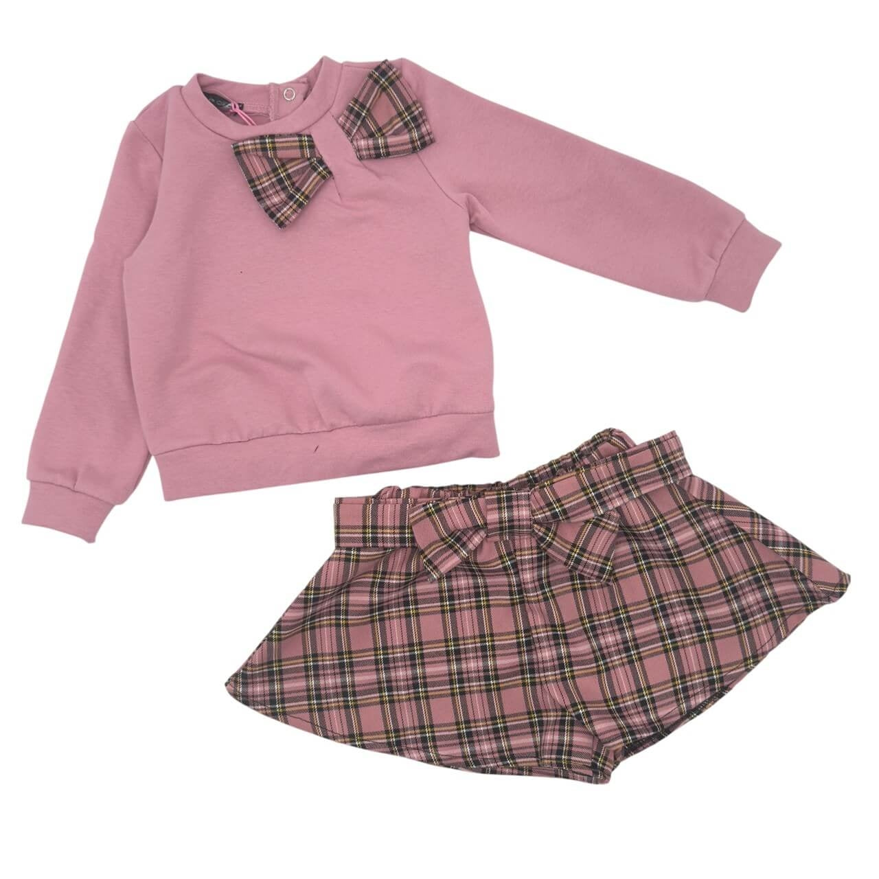 Tenue bébé fille chaude en coton
