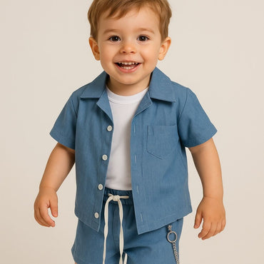 Completo in Jeans neonato