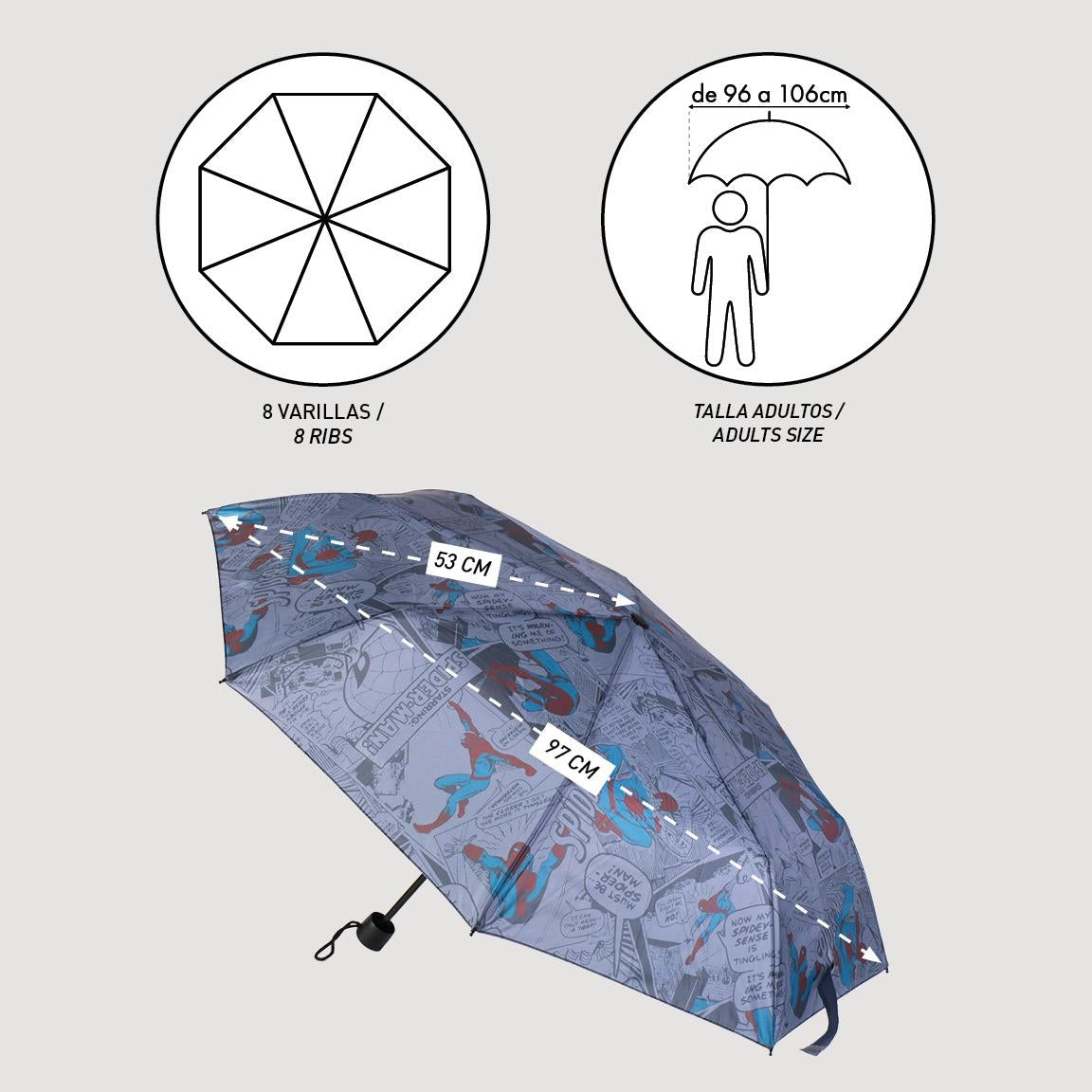 Spiderman-Regenschirm