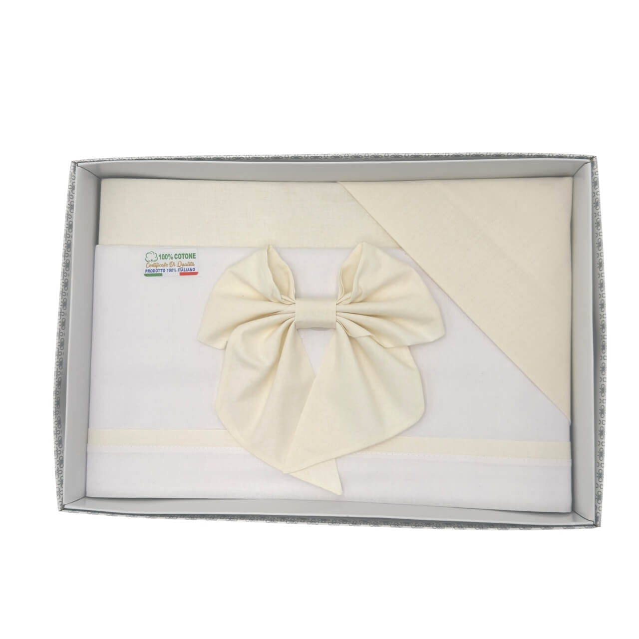 Completo Ficco Culla/Lettino Batuffolini 100% Cotone
