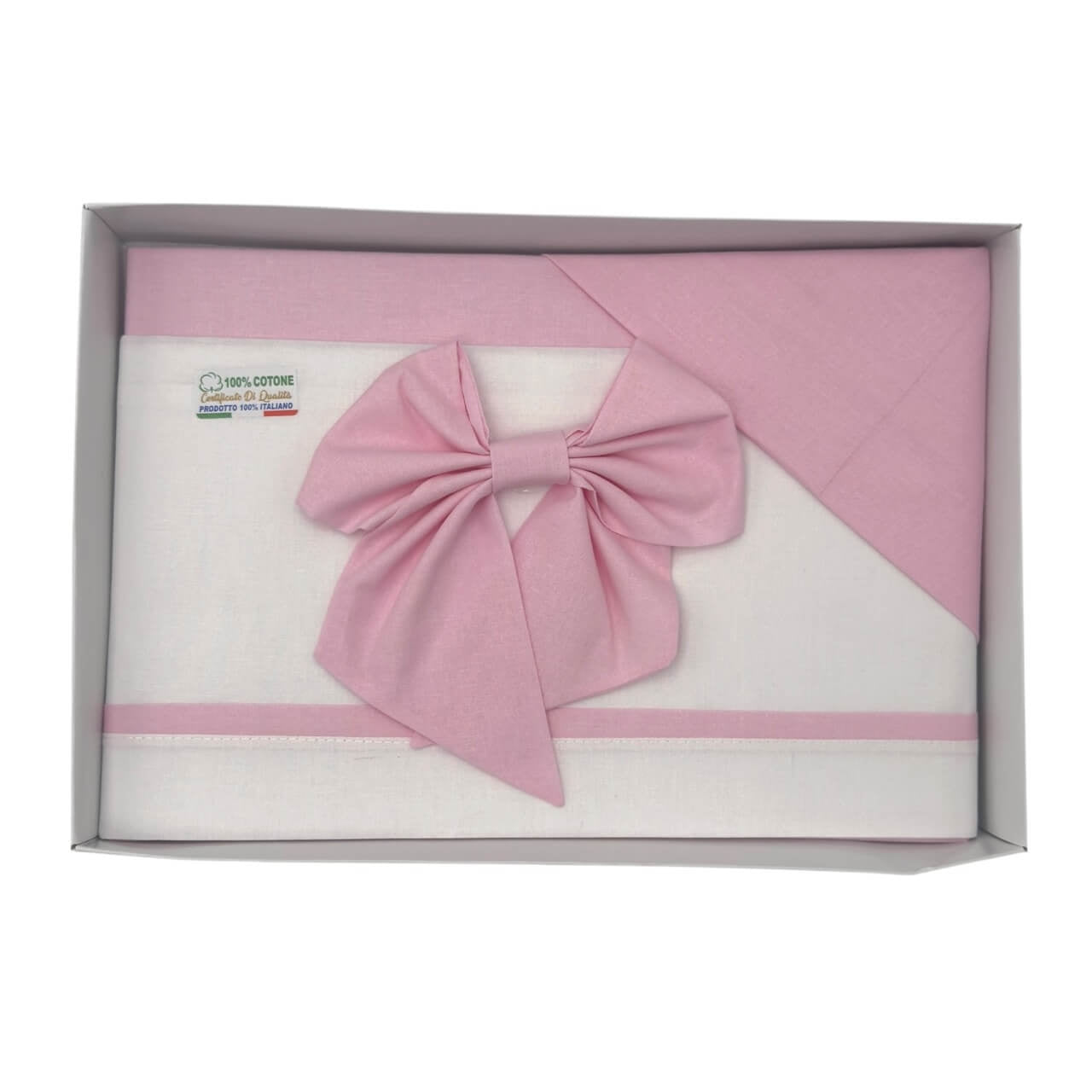 Completo Ficco Culla/Lettino Batuffolini 100% Cotone