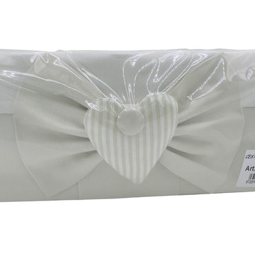 Cesta Nascita – Con Fiocco e Cuore Ricamato