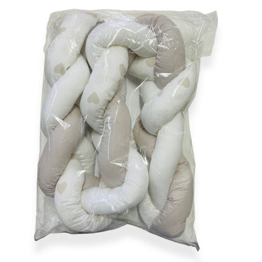 Tour de lit en coton tressé pour lit bébé/lit bébé
