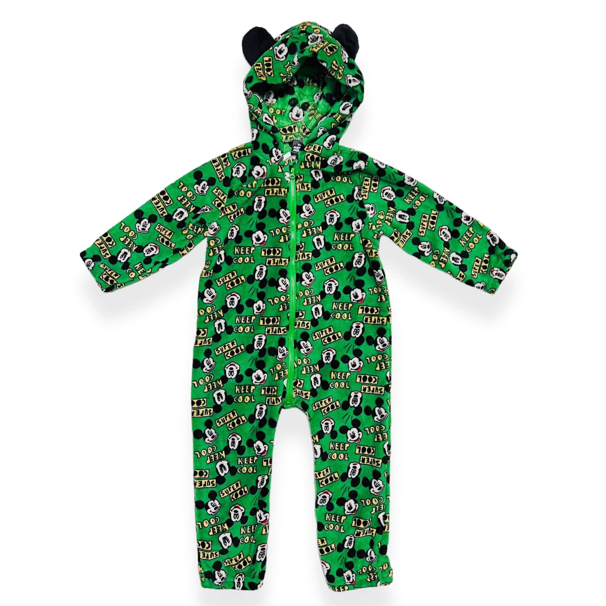 Pyjama grenouillère en chenille Mickey Mouse