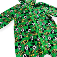 Pyjama grenouillère en chenille Mickey Mouse