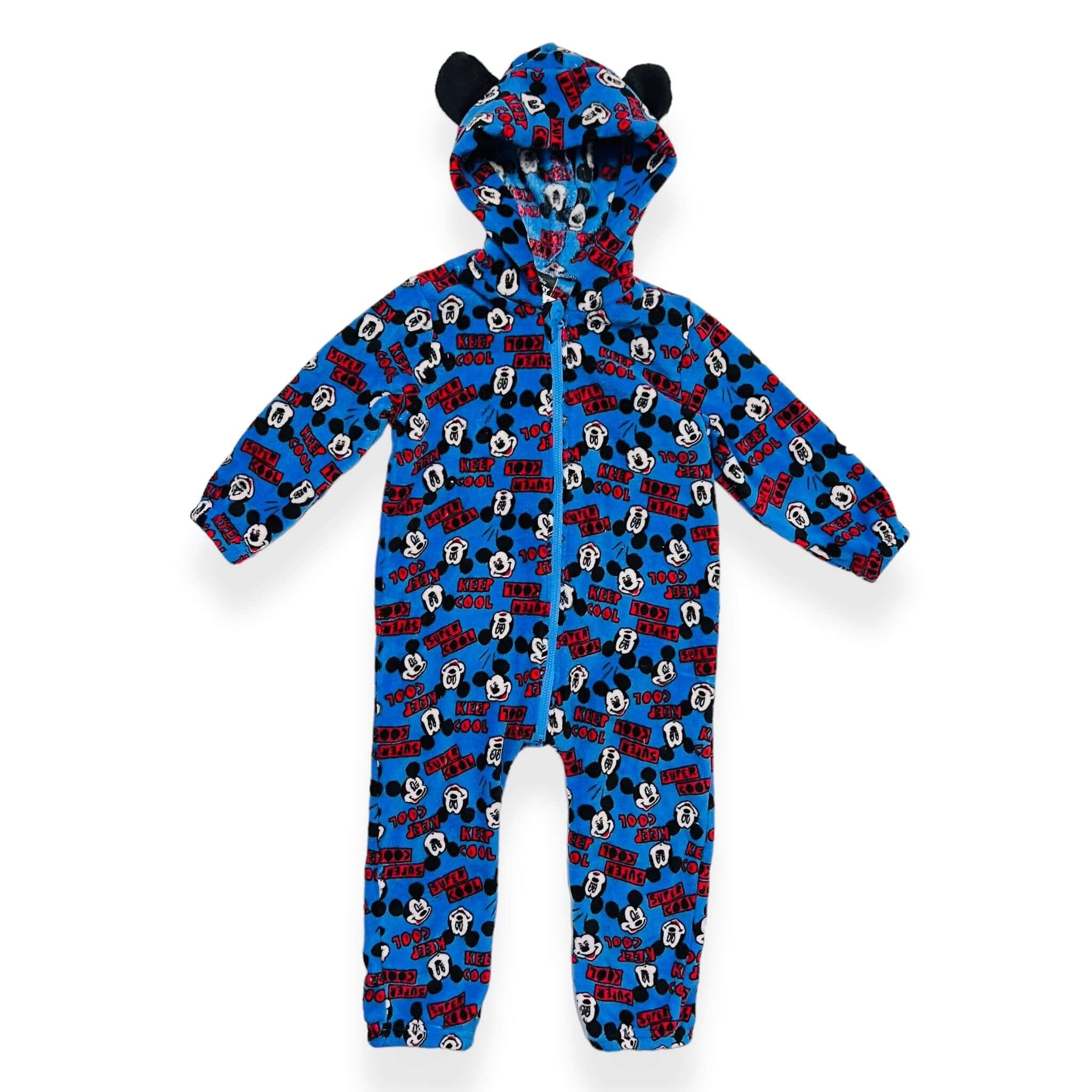 Pyjama grenouillère en chenille Mickey Mouse